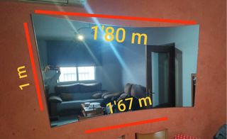 Espejo grande 1.80m x 1m