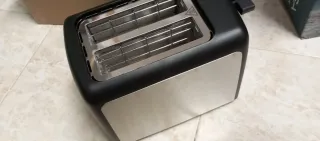 Tostadora Amazon Basics 2 rebanadas