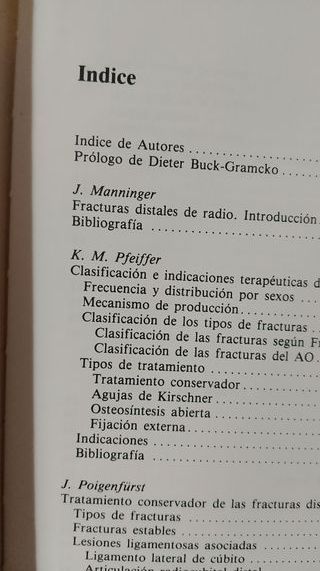 Fracturas del Extremo Distal del Radio