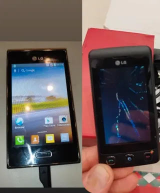 Lotto LG e Motorola rosa e argento