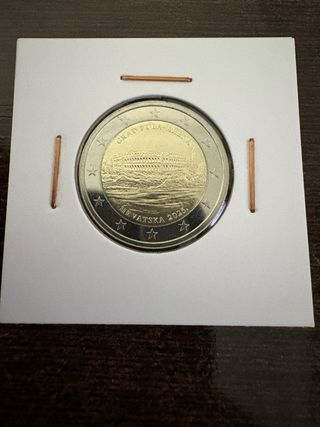 Moneda 2 euros Croacia 2025 Pula Arena