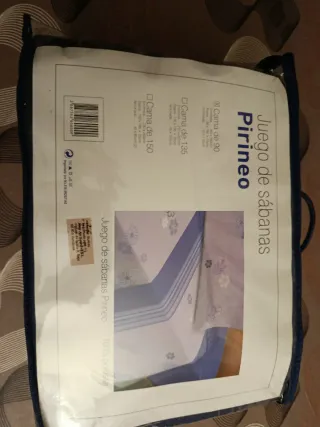 Juego sábanas térmicas pirineo nuevas