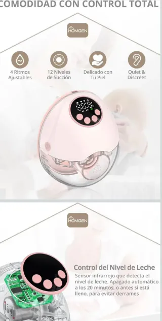 Sacaleches Eléctrico Manos Libres MY-382