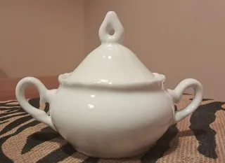 Juego de café porcelana blanco sin estrenar