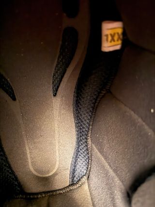 Casco Moto HJC Azul y Plateado