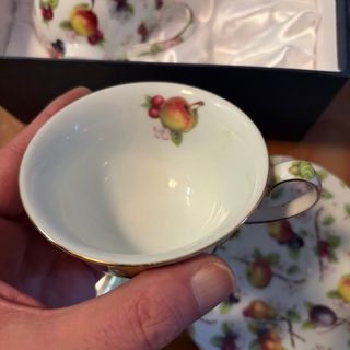 Set 2 Tazze da Tè con Piattini BETA Fine Q - Nuove