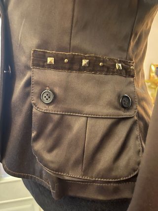 Giacca elegante marrone con tasche