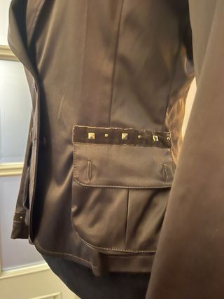 Giacca elegante marrone con tasche