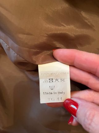 Giacca elegante marrone con tasche