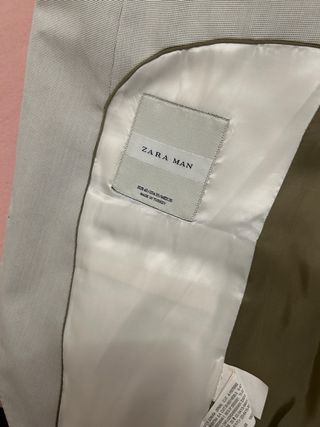 Traje de hombre beige