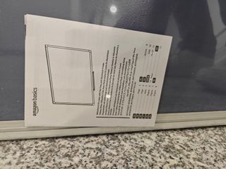 Amazon Basics Pizarra blanca magnética 240X120