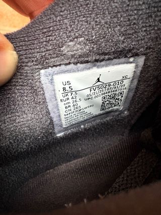 Nike Air Jordan 4 Black Cat – Talla 42 | Negro Tot