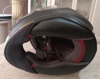 Casco Moto Shoei NXR Negro/Blanco