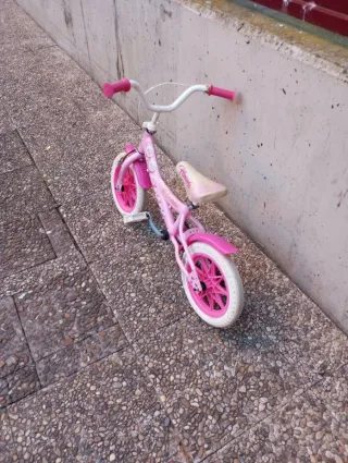 Bicicleta infantil rosa