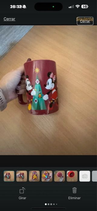 Taza cerámica Mickey Mouse Navidad