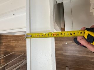 Estantería blanca de madera