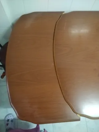 Mesa de madera extensible