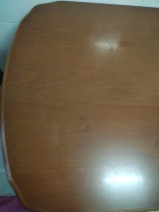 Mesa de madera extensible