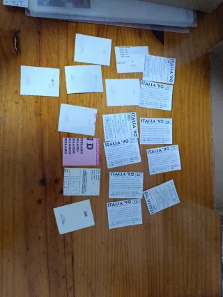 Cromos Mundial Italia 90