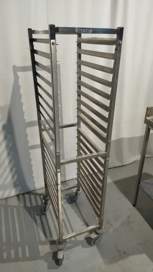 Carro Bandejas Gastronóm  Acero Inoxidable