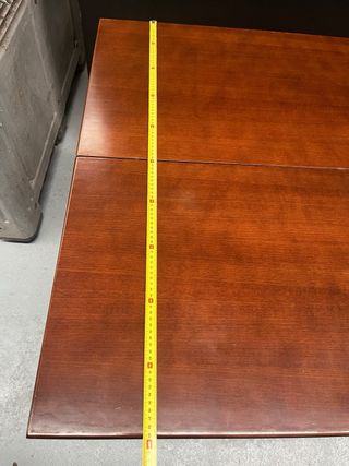 Mesa extensible de madera