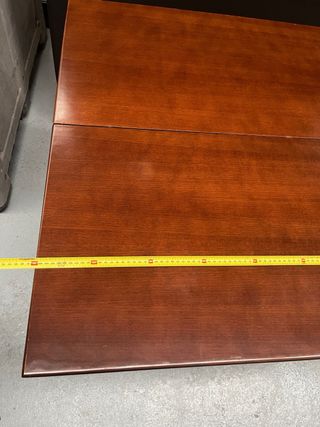 Mesa extensible de madera