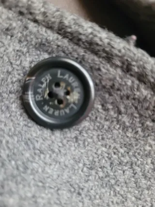 Abrigo Ralph Lauren mujer gris