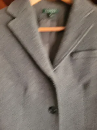 Abrigo Ralph Lauren mujer gris