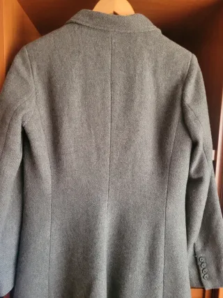 Abrigo Ralph Lauren mujer gris