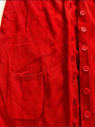 Chaleco Bershka Rojo