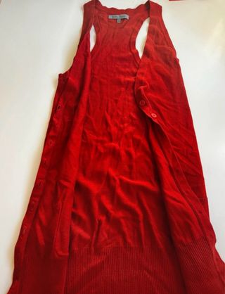 Chaleco Bershka Rojo