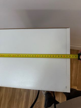 Estantería blanca de madera