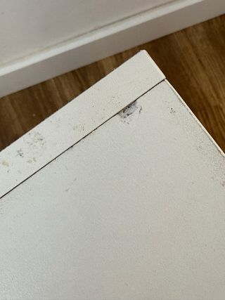 Estantería blanca de madera