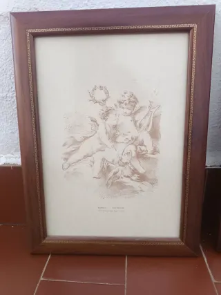 4 Cuadros Decorativos Ángeles