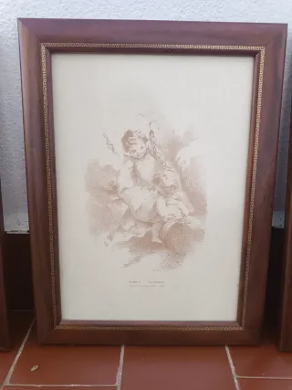 4 Cuadros Decorativos Ángeles