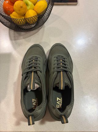 Zapatillas EA7 Verde y Dorado sin estrenar