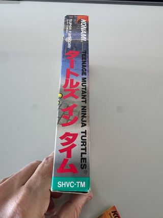 Turtles in Time Nintendo Super Famicom SFC Jap