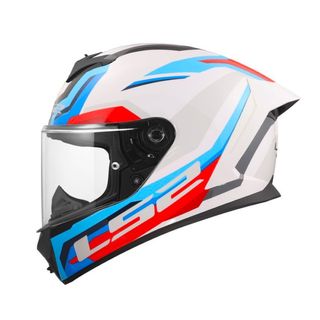 CASCO LS2 FF820 RAPID III HYPER WHITE BLUE RED