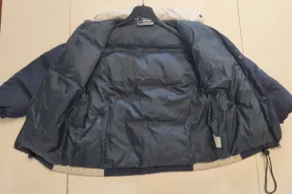 Giacca bambino Asics blu e bianca