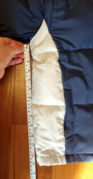 Giacca bambino Asics blu e bianca