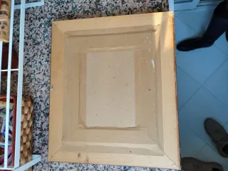 Lote 3 quadri classici con cornice in legno