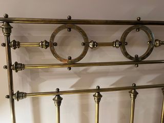 Cabecero antiguo latón cama 135