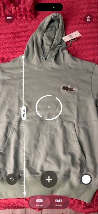 Felpa L*coste Verde Talla M