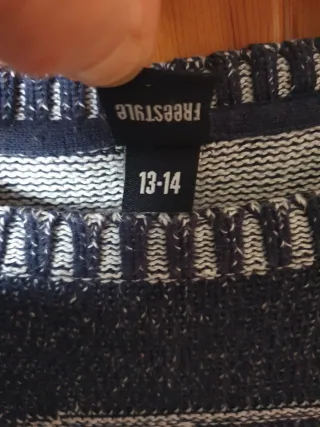 Jersey niño azul coche