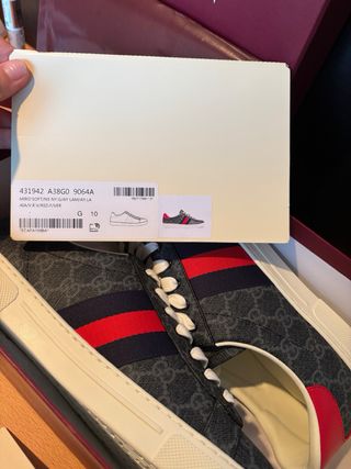 Zapatillas Ace tribanda Gucci