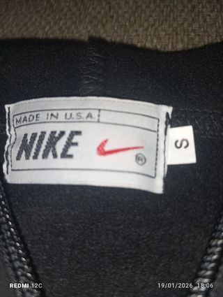 Sudadera Nike Negra Cremallera