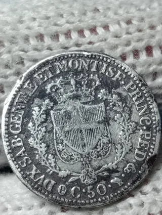 Moneta Argento Regno Sardegna 1830