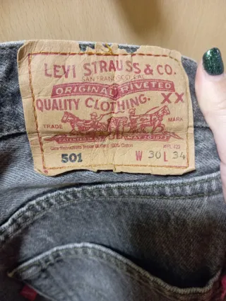 Pantalón Levis Gris Hombre