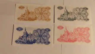 10 Billetes de Ucrania