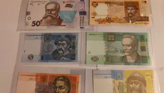 10 Billetes de Ucrania